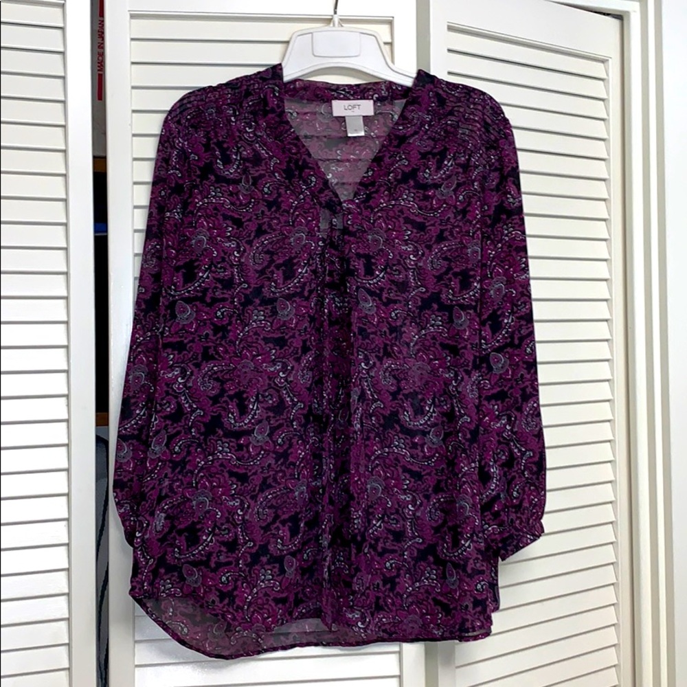 ☀️Loft Outlet Paisley Blouse☀️